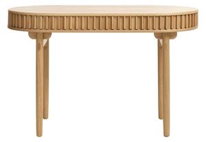 Íróasztal tölgyfa dekorral 60x120 cm Carno – Unique Furniture