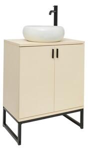 Fürdőszobaszekrény mosdóval Ceramia Easy 60x73x36 cm jázmin matt EASYUMDB11