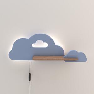 Fehér-kék gyerek lámpa Cloud – Candellux Lighting