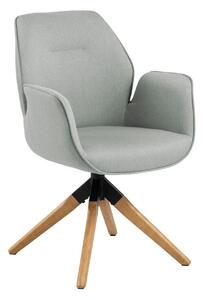 Szék Norsica 391, 91x61x59cm, Világosszürke, Világos fa, Kaucsuk