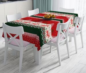 Merry Christmas karácsonyi pamutkeverék asztalterítő, 140 x 180 cm - Minimalist Cushion Covers