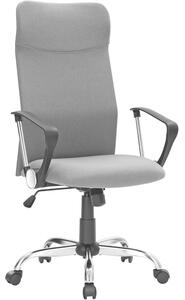 SONGMICS Ergonomikus irodai szék, magasságállítható, hintafunkcióval, maximális teherbírás 120 kg, 63x63x120 cm, szürke