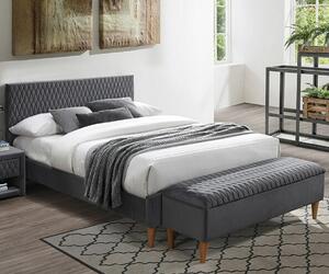 AMI bútorok Kárpitozott ágy Azarro Velvet 160x200 cm