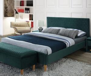 AMI bútorok Kárpitozott ágy Azarro Velvet 180x200 cm