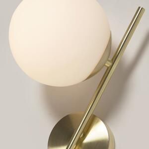 Fehér-aranyszínű fali lámpa ø 14 cm Mahala – Kave Home