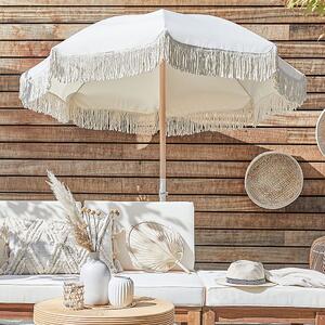 BOHO LOUNGE strand napernyő Ø 160 cm , bézs