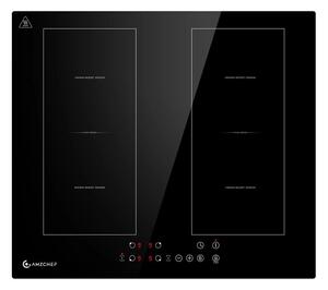 AMZCHEF CE-FS-I72S-FFDD06 indukciós főzőlap, 4 főzőzóna