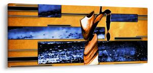 Egy absztrakt festmény képe (120x50 cm)