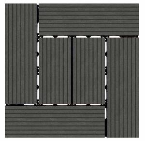 WPC csempe LEGI STYLE 30 x 30 cm, antracit