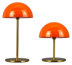 Asztali lámpa Dyberg Larsen, Along, dimmable, Narancs, Nappali, Fém, Skandináv