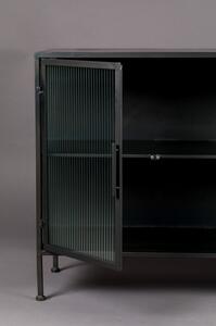 Fekete fém tálalószekrény 150x80 cm Boli – Dutchbone