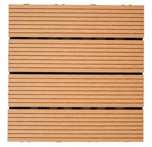 WPC csempe LEGI BASE 30 x 30 cm, teak