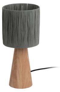 Szürke-natúr színű asztali lámpa papír zsinór búrával (magasság 33 cm) Sheer Cone – Leitmotiv