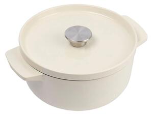 KitchenAid Öntöttvas Lábas 26cm 5.2L - Krémszínű