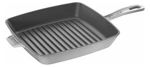 Staub 1003309 Öntöttvas Grillserpenyő 26cm - Szürke