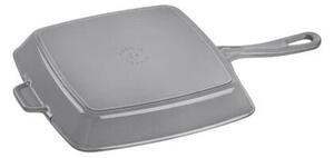 Staub 1003309 Öntöttvas Grillserpenyő 26cm - Szürke