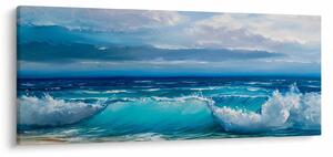 Kép - tengeri hullámok (120x50 cm)
