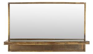 Fali tükör polccal 61x38 cm Feyza – White Label