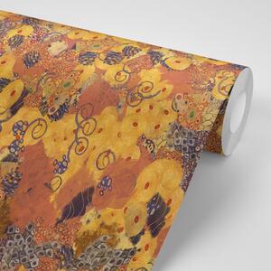 Tapéta absztrakció ihlette G. Klimt