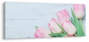 Kép - tulipán csokor (120x50 cm)