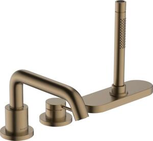 Kád csaptelep Hansgrohe Tecturis S vakolat alatti rész nélkül csiszolt bronz 73447140