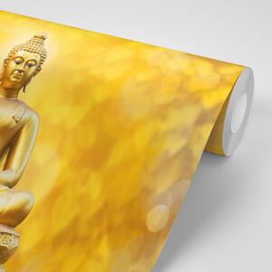 Öntapadó fotótapéta arany Buddha szobor