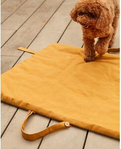 Mustársárga pamut takaró kutyáknak 60x80 cm Trufa – Kave Home