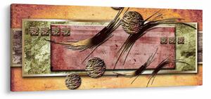 Absztrakt kép (120x50 cm)