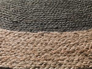 Szürke-natúr színű kerek szőnyeg ø 120 cm Mahon – Universal