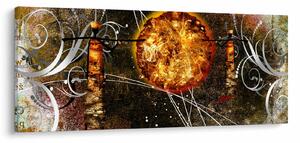 Egy őskori festmény képe (120x50 cm)