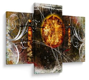 Egy őskori festmény képe (90x60 cm)