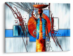 Egy ősi ember képének festménye (70x50 cm)