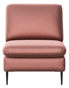 Rózsaszín bársony fotel Moilo – MESONICA