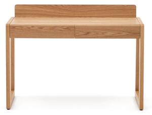 Íróasztal kőrisfa dekoros asztallappal 60x120 cm Arandu – Kave Home