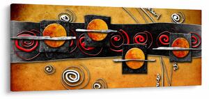 Az absztrakció képe - Bolygók (120x50 cm)