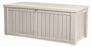 Kerti box Keter Rockwood 570 L krémszínű