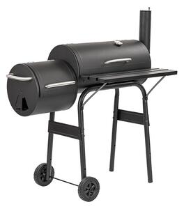 Faszenes kerti grillsütő füstölővel