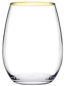 Pasabahce Amber vizespohár szett 350 ml 6 darabos arany