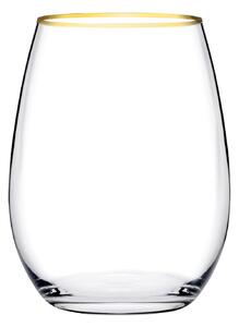 Pasabahce Amber vizespohár szett 570 ml 6 darabos arany