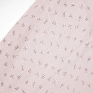 Rózsaszín muszlin pólya takaró 120x120 cm Lil Planet – Roba