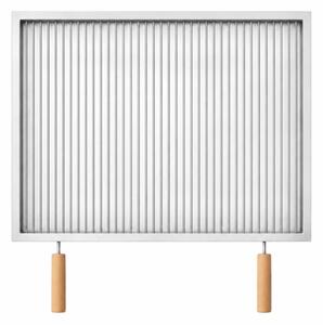 ROZSDAMENTES ACÉL GRILLRÁCS 600 x 500 mm, 8 mm-es PÁLCA, KIVEHETŐ FOGANTYÚK - STANDARD