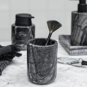 Fekete márvány fogkefetartó pohár Marble – Mette Ditmer Denmark