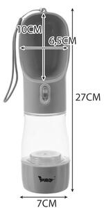 ShopJK KUTYA PALACK 2AZ1 - 300ML SZÜRKE