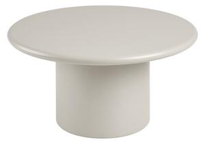 Krémszínű kerek dohányzóasztal ø 80 cm Nagano – House Nordic