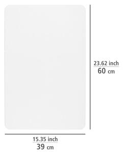 Fehér kovaföld fürdőszobai kilépő 39x60 cm Simi – Wenko