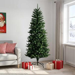 Artificial Hinged Christmas Tree 210 cm PE és PVC Zöld
