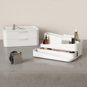 Fehér műanyag fürdőszobai rendszerező kozmetikumokhoz Glam – Umbra