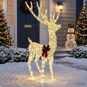 3D karácsonyi rénszarvas LOVIISA 250 LED Meleg fehér