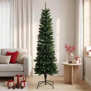 Artificial Slim Christmas Tree 150 cm PE és PVC Zöld