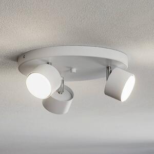 Eko-Light Cloudy mennyezeti spotlámpa, 3 izzós, fehér, dimmelhető, Fehér / opál, Nappali / Étkező, fém, Modern